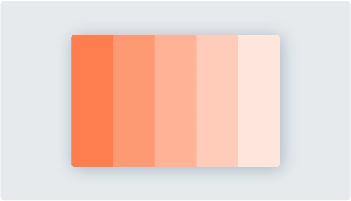 Image for Color variations of Coral color