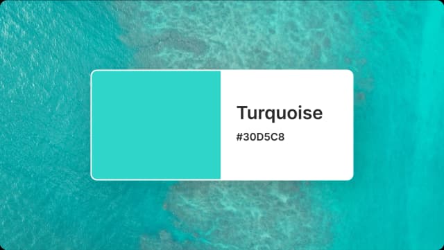 turquoise