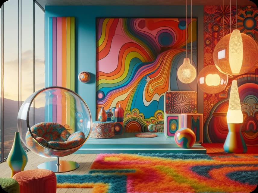 1960s Psychedelic Color Palettes