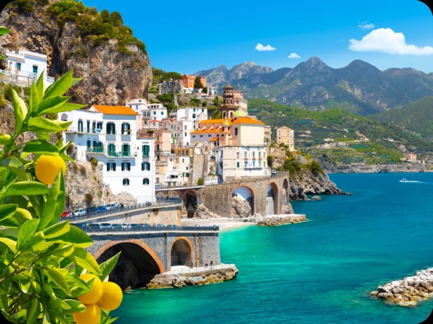 Coastal Mediterranean Town Color Palettes