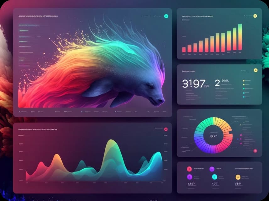 Dashboard UI Design Color Palettes