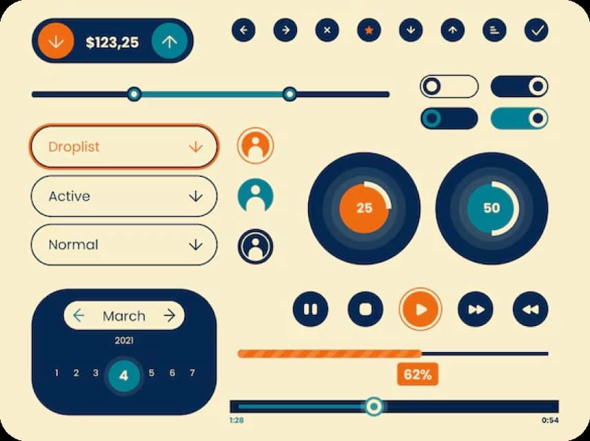 Flat UI Design Color Palettes