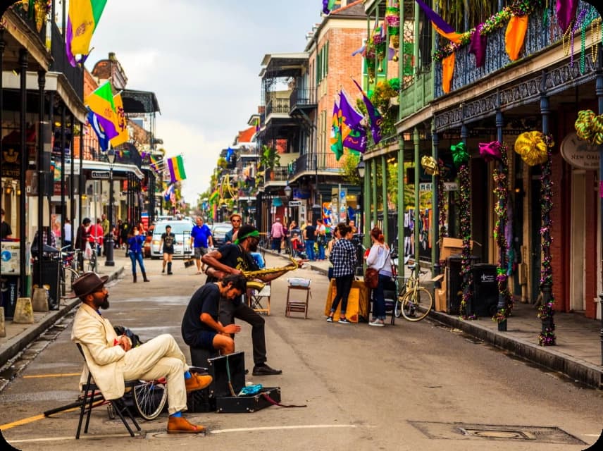 New Orleans French Quarter Color Palettes